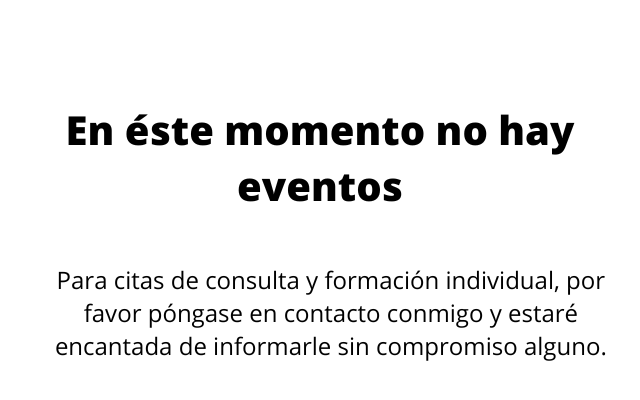 no hay eventos